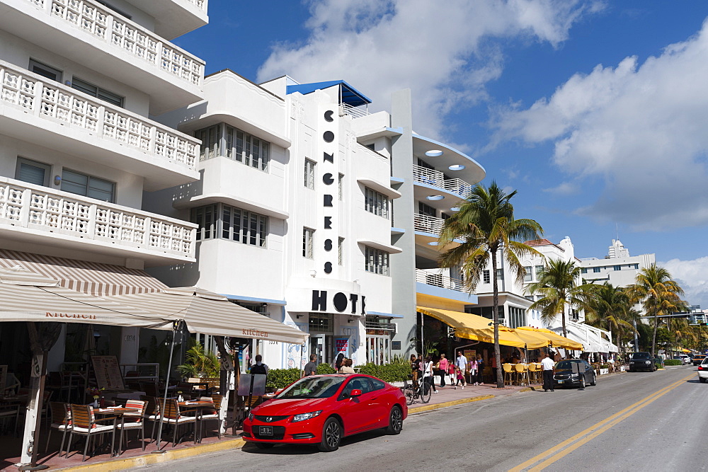 Ocean Drive, South Beach, Miami Beach, Florida, United States of America, North America