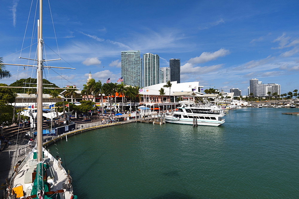 Bayside Marina, Downtown, Miami, Florida, United States of America, North America