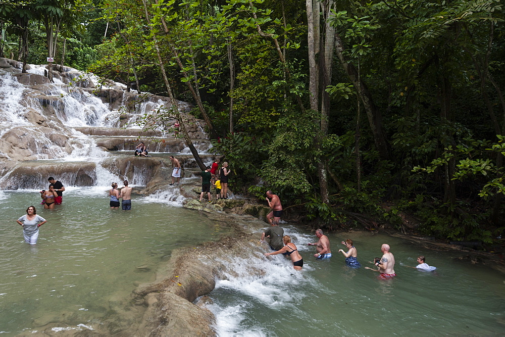 Dunn's River Falls, Ocho Rios, Jamaica, West Indies, Caribbean, Central America