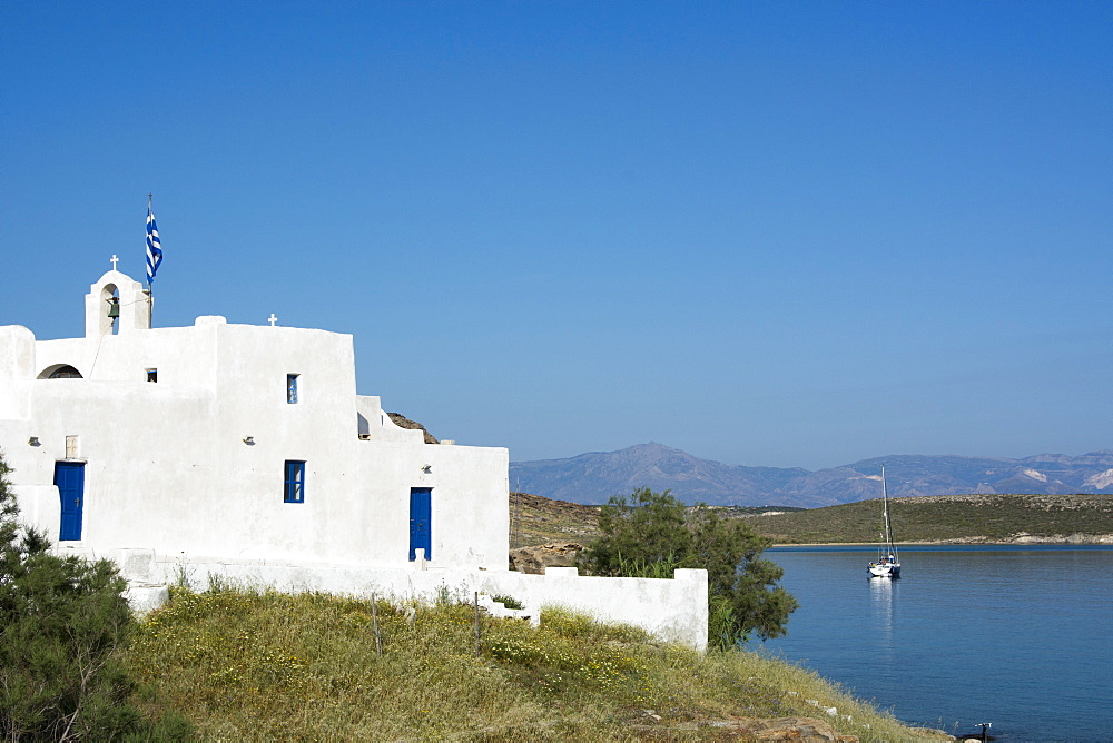 Ai Yiannis Detis Monastery, Paros island, Southern Aegean sea, Cyclades, Greek Islands, Greece, Europe