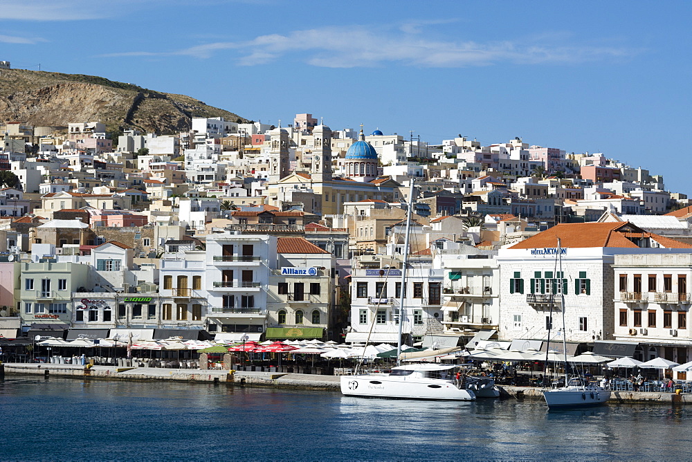 Ermoupoli, Syros island, Southern Aegean sea, Cyclades, Greek Islands, Greece, Europe