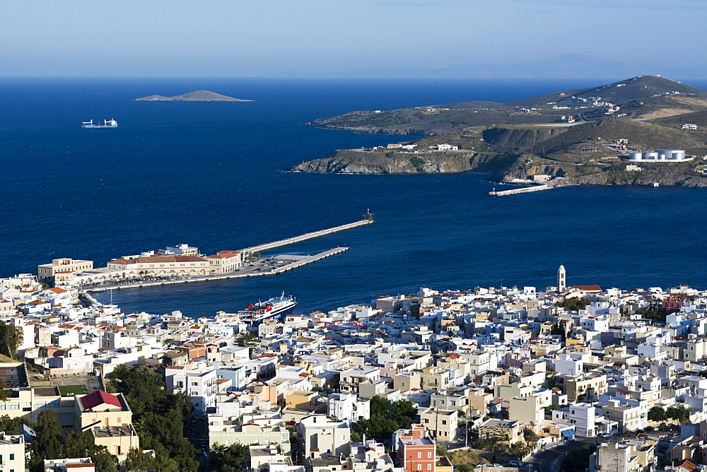 Ermoupoli, Syros island, Southern Aegean sea, Cyclades, Greek Islands, Greece, Europe