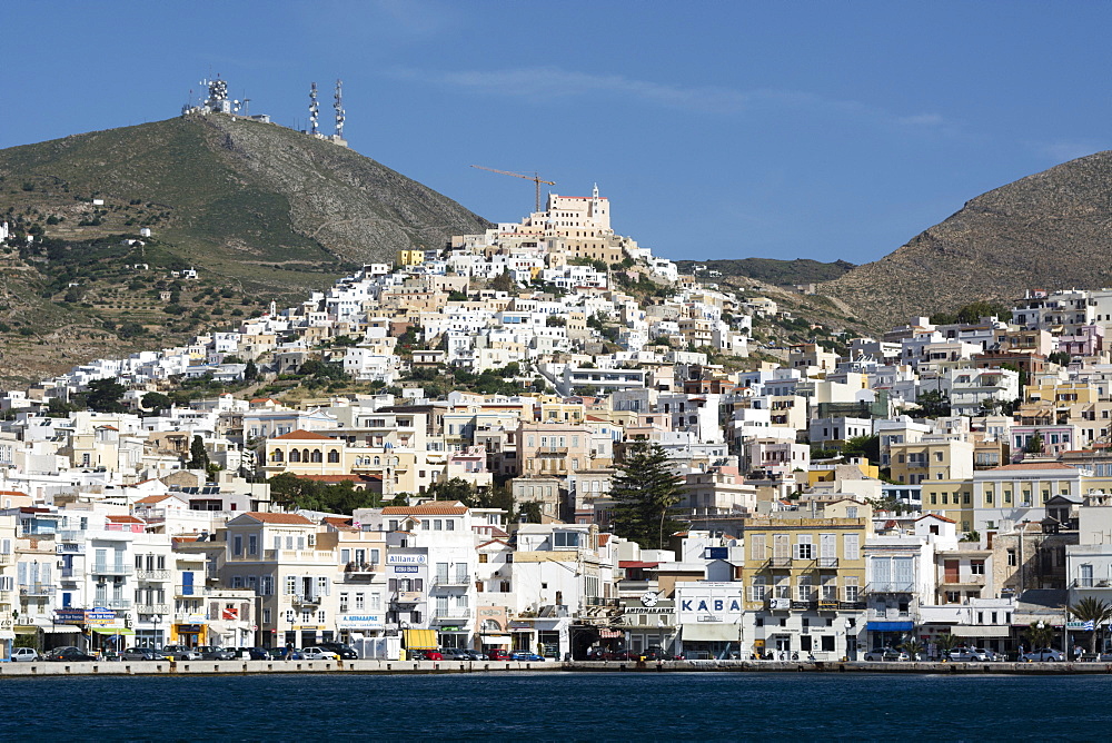 Ermoupoli, Syros island, Southern Aegean sea, Cyclades, Greek Islands, Greece, Europe