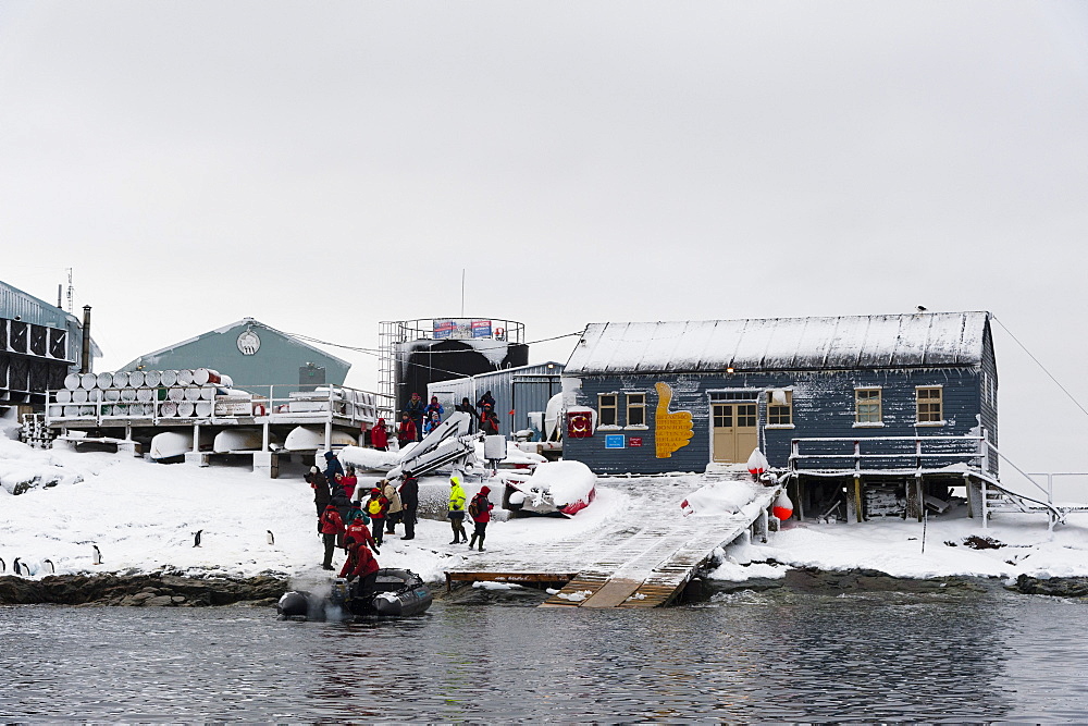 Vernadsky Research Base, the Ukrainian Antarctic station at Marina Point on Galindez Island in the Argentine Islands, Antarctica, Polar Regions