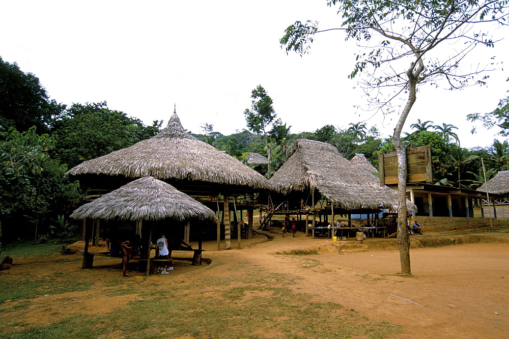 Embera village, Soberania Forest National Park, Panama, Central America