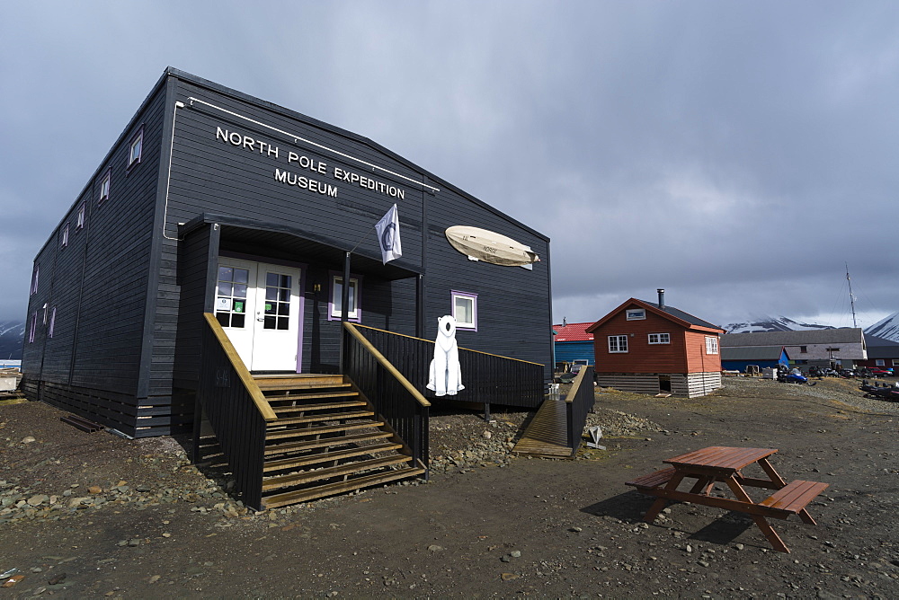 The North Pole Museum, Longyearbyen, Spitsbergen, Svalbard Islands, Arctic, Norway, Europe