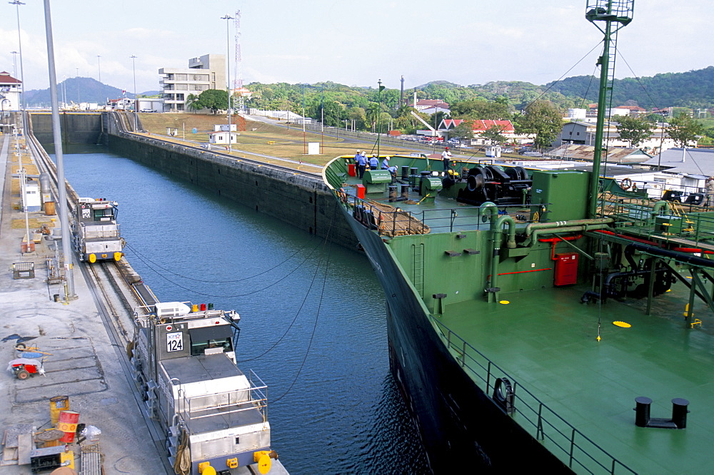 Miraflores Locks, Panama Canal, Panama, Central America