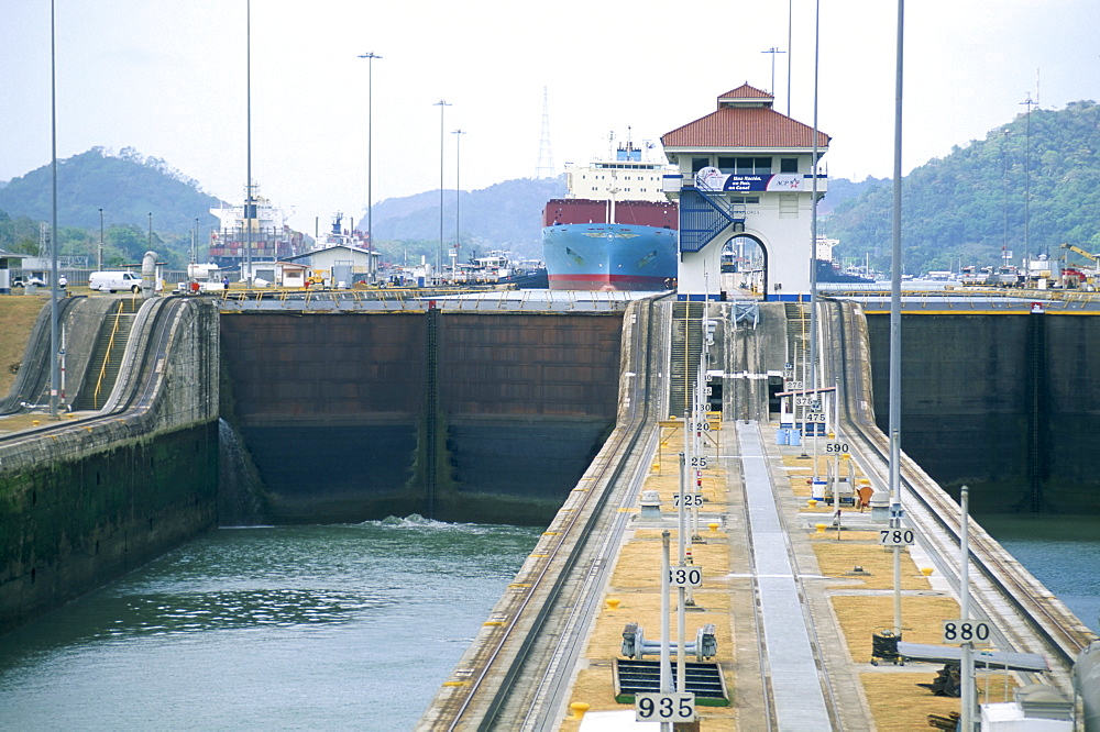 Miraflores Locks, Panama Canal, Panama, Central America