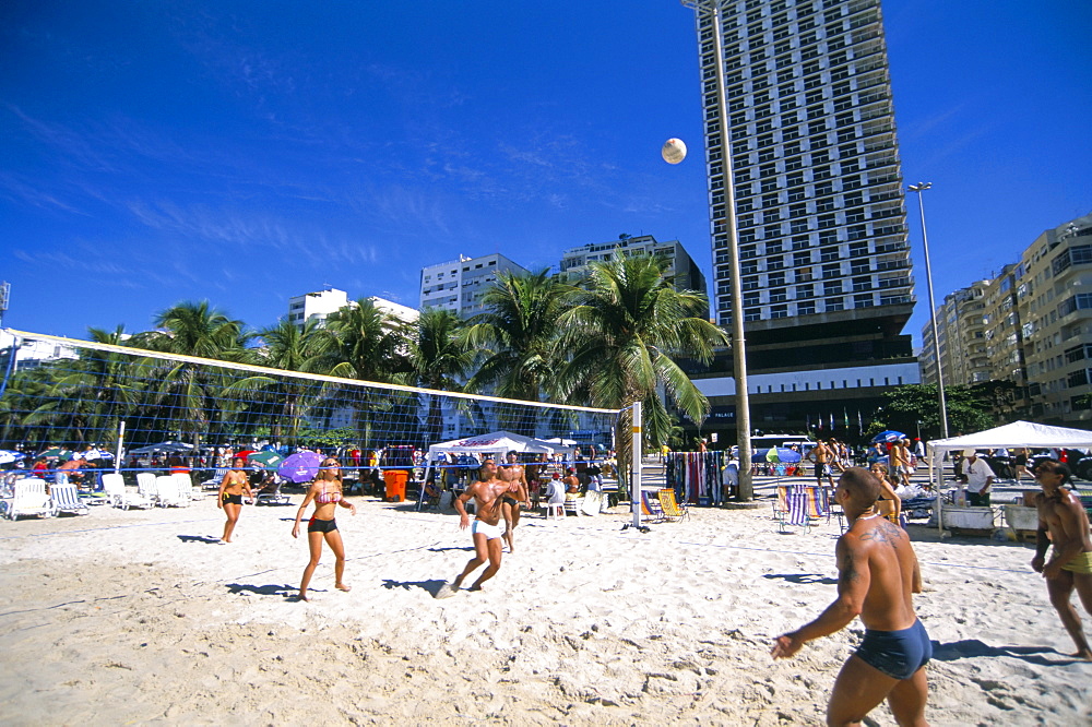 Copacabana beach, Rio de Janeiro, Brazil, South America