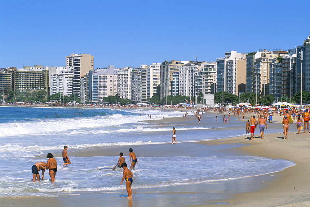 Copacabana beach, Rio de Janeiro, Brazil, South America