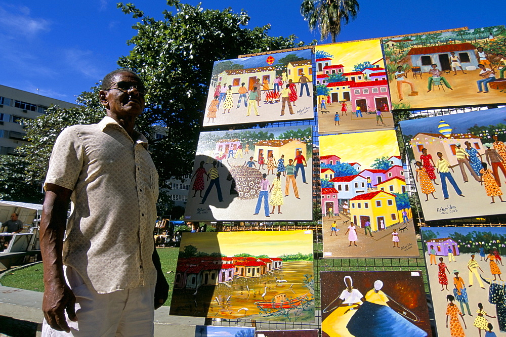 Handicraft and art fair, Ipanema, Rio de Janeiro, Brazil, South America