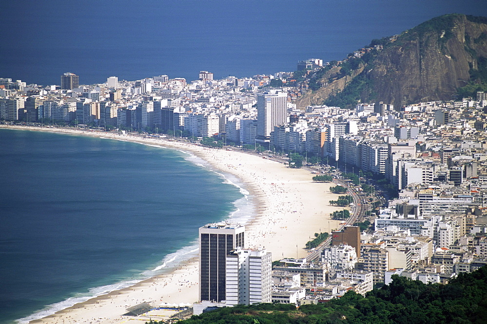 Aerial view of Copacaban, Rio de Janeiro, Brazil, South America