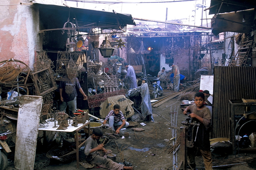 Souk, Marrakech (Marrakesh), Morocco, North Africa, Africa