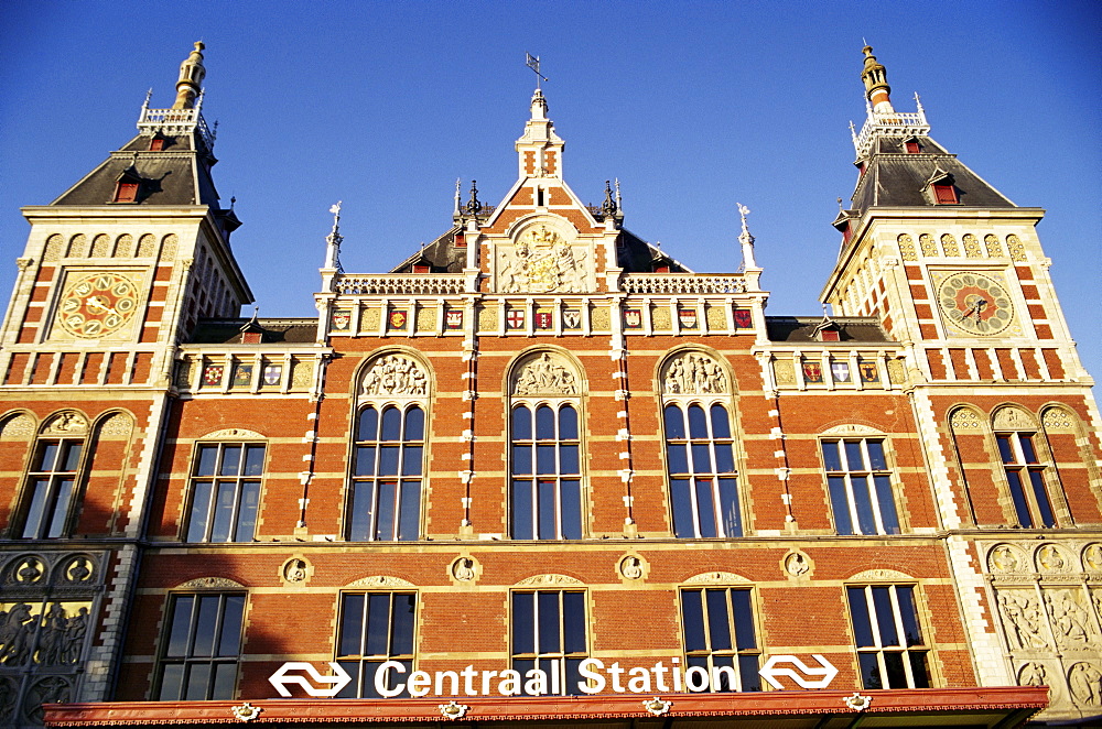 Central station, Amsterdam, The Netherlands (Holland), Europe