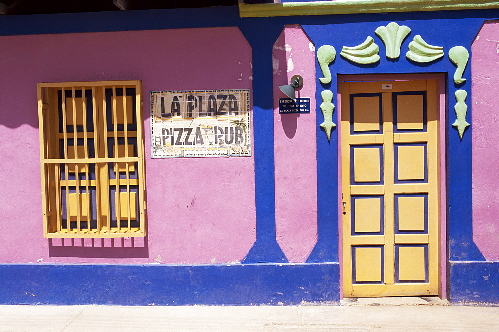 La Plaza pizza pub, El Gran Roque, Los Roques, Venezuela, South America