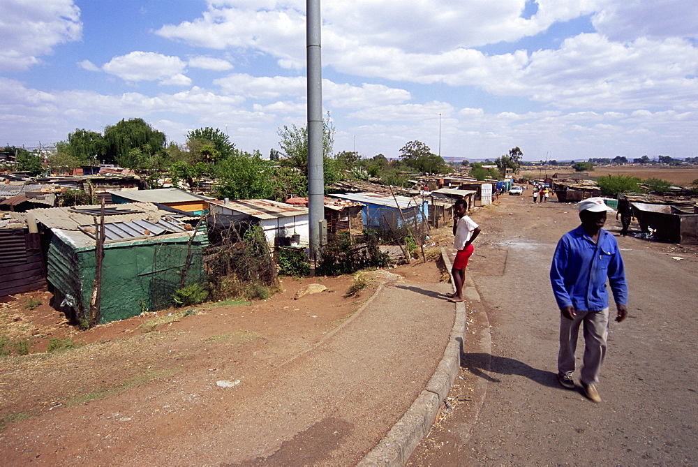 Shacks, Soweto, Johannesburg, South Africa, Africa