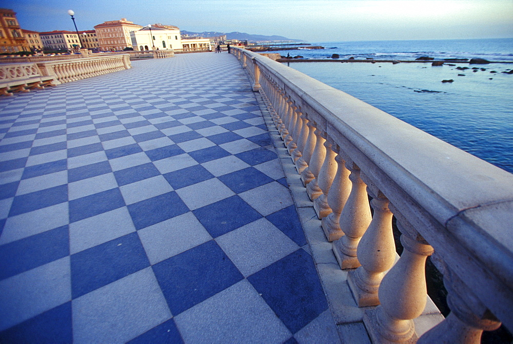Mascagni Terrace, Livorno, Tuscany, Italy