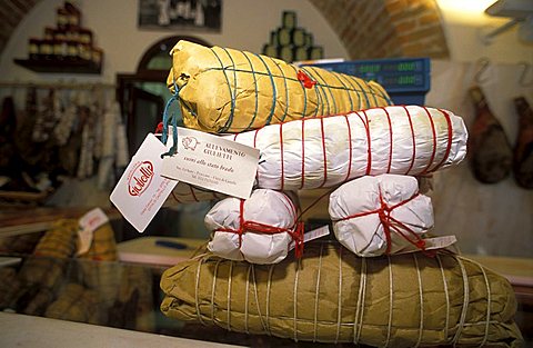 Giulietti butcher shop, Città di Castello, Umbria, Italy.