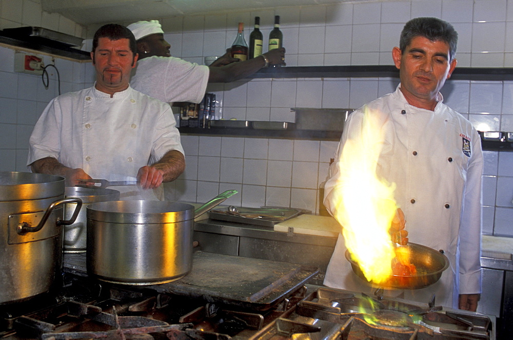 Antonio Matzuzi chef, Santa Chiara restaurant, Genoa, Ligury, Italy 