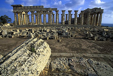 E temple, Selinunte, Sicily, Italy