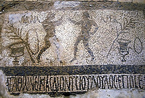 Mosaic, Tindari, Sicily, Italy