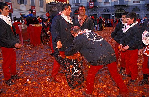 People, Ivrea, Piedmont, Italy