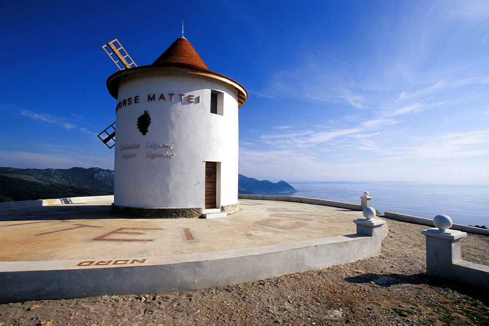 Mattei Mill, Cap Corse, Corsica island, France, Europe 