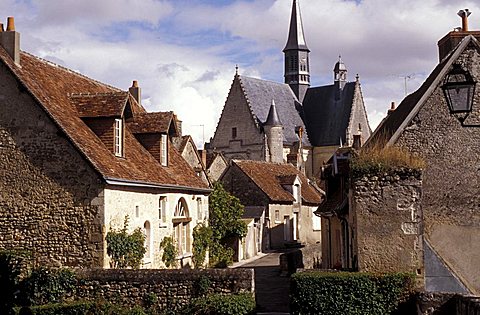 The Medieval town, Montresor, Pays de la Loire, France, Europe