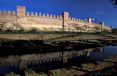 The walls, Cittadella,  Veneto, Italy