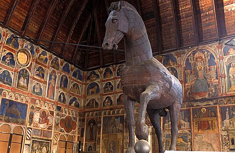 A room of the Palazzo della Ragione, Padua, Veneto, Italy