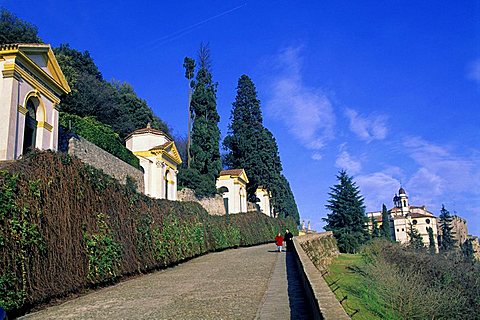 The seven little churches and Villa Duodo, Monselice, Veneto, Italy