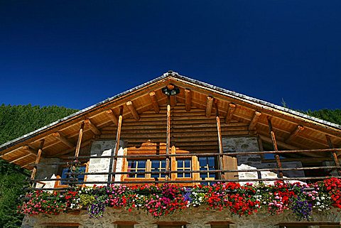 Maso typical house, Trentino Alto Adige, Italy