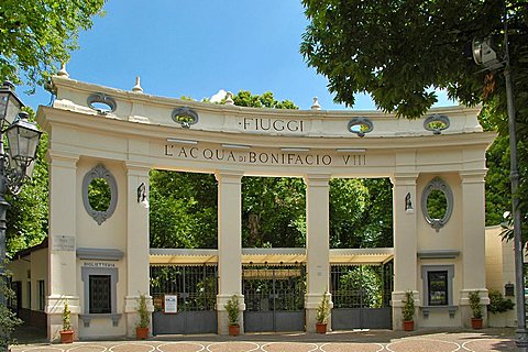 Entrance, Thermal bath, Fiuggi, Lazio, Italy