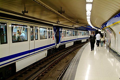 Subway, Madrid, Spain, Europe