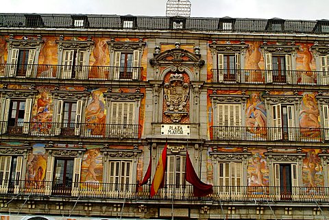 Casa de la Panadería, Plaza Mayor, Madrid, Spain, Europe