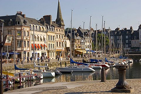 Harbour, Honfleur, Normandy, France, Europe 