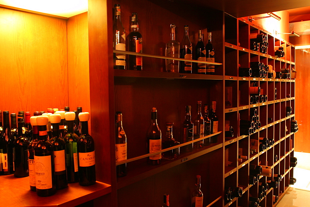 Cellar, Cracco-Peck restaurant, Milan, Lombardy, Italy