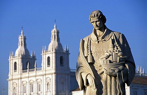 Sao Vicente statue, Lisbona, Portugal, Europe