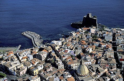 Cityscape, Aci Castello, Sicily, Italy