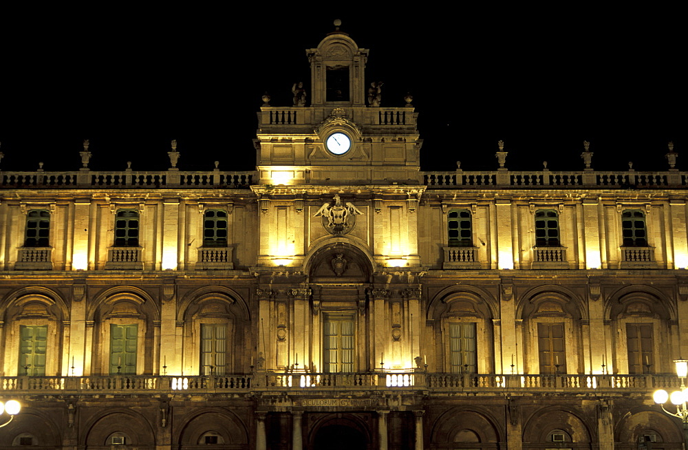 University palace, Catania, Sicily, Italy