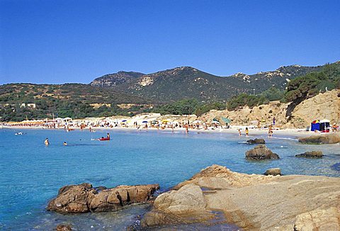 Porto Tramatzu beach, Teulada, Sardinia, Italy