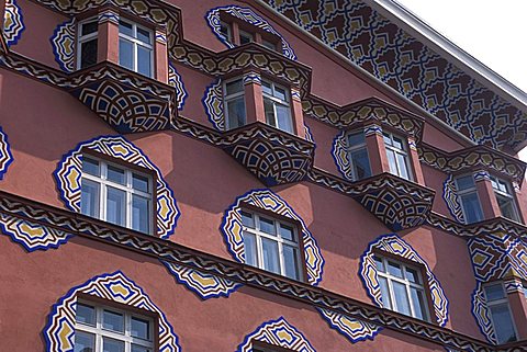 Palace in Secessionist style, Ljubljana, Slovenia, Europe