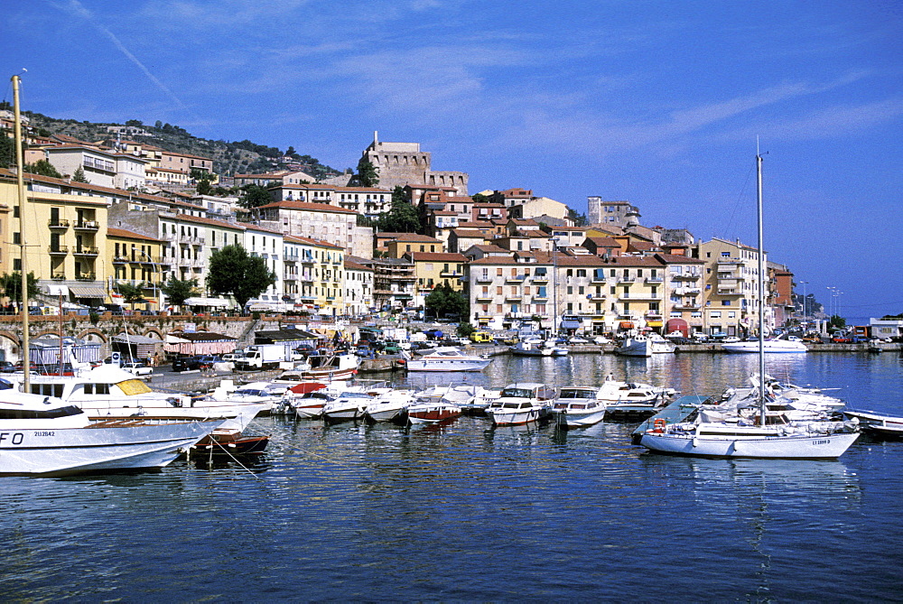 Cityscape, Porto Santo Stefano, Tuscany, Italy