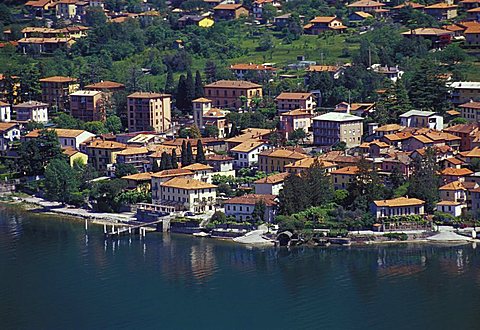 Cityscape, Lierna, Como lake, Lombardy, Italy