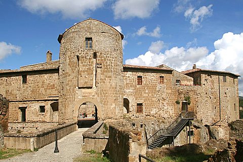 Orsini fortress, Sorano, Tuscany, Italy