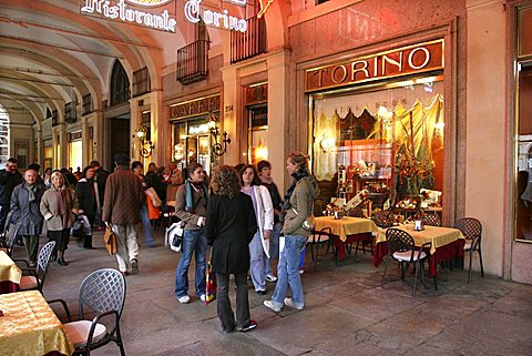 Cafè Torino, San Carlo square, Turin, Piedmont, Italy