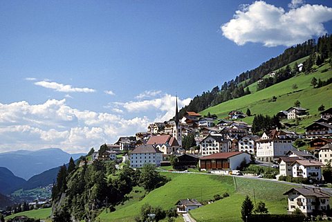 Cityscape, Santa Cristina, Val Gardena, Trentino Alto Adige, Italy