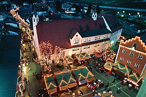 Christmas market, Vipiteno, Trentino Alto Adige, Italy