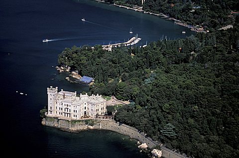 Miramare castle, Trieste, Friuli Venezia Giulia, Italy