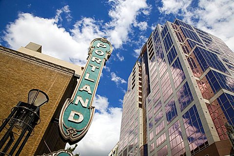 Downtown, Portland, Oregon, United States of America (U.S.A.), North America